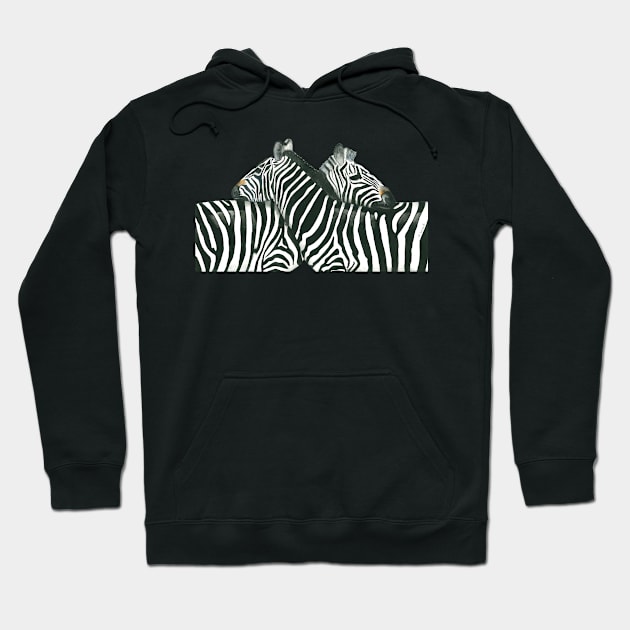 zebra love Hoodie by Nora_Seoudi